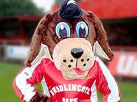 The Gresley mascot. GresleyFC