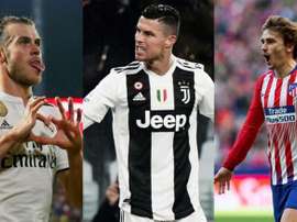 The players who have earned the most money in the 2018/2019 season. AFP/EFE
