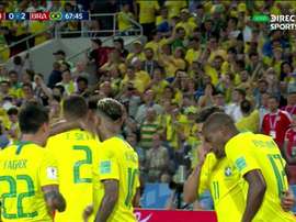 Thiago Silva added a second for his country. Captura/DIRECTVSports