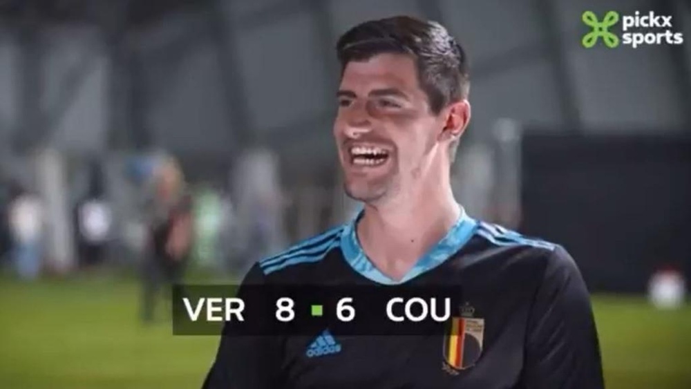 Para Courtois, Martial no está en la categoría de gran jugador. Captura/PickxSports