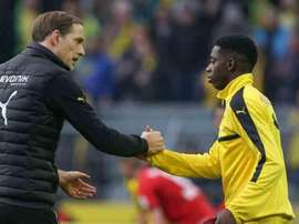 Dembélé talked to Tuchel on the phone and declined his offer to come to PSG. AFP