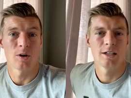 Le beau geste de Kroos à un journaliste. Captures/Twitter/tetealbero77