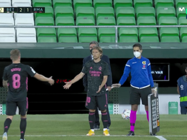 Toni Kroos tem possível lesão muscular. Captura/MovistarLaLiga