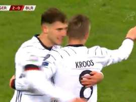 Alemanha demora, mas engrenou e fez goleada. Captura/beINSports