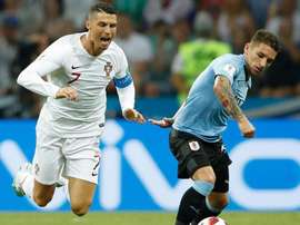 Torreira, preparado para el reto de pasar a semifinales. AFP