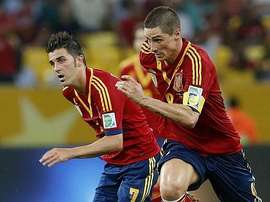 Torres y Villa formaron una dupla letal en la Selección. EFE/Archivo