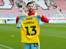 Towell has joined Rotherham on a season-long loan. Twitter/OfficialRUFC