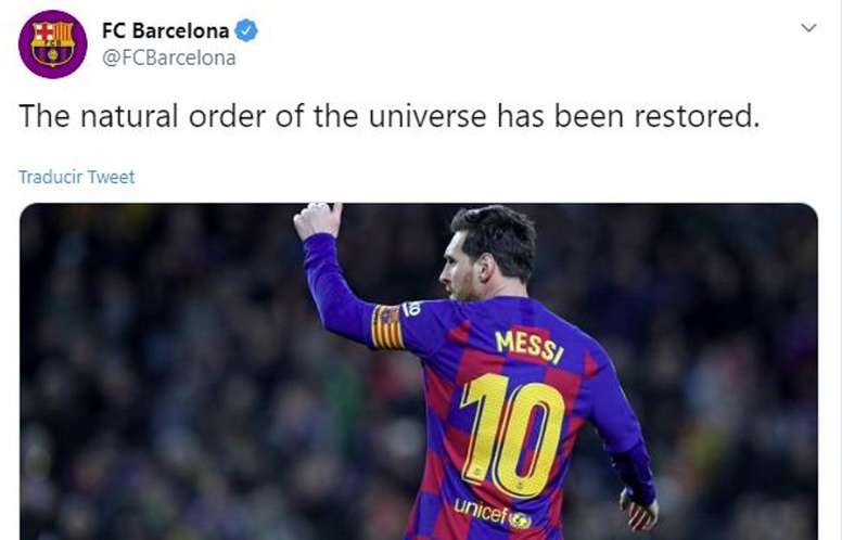 Barca S Dig At Ronaldo After Messi S Latest Record Besoccer