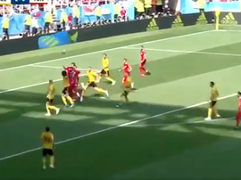 Bronn headed in a free-kick. Twitter/zakiosman786