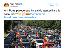 Le tweet de Pep Reine qui suscite la polémique. Twitter/PReina25