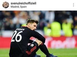 Ulreich asked for forgiveness on his social media. Instagram/Ulreich