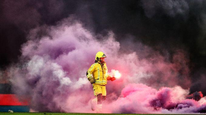 Ya hay castigo para el Anderlecht por el lanzamiento de bengalas ante el Standard