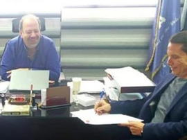 He has signed at 74. Egyptian Football Association