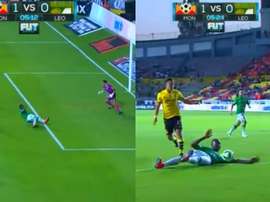 Un gol en propia puerta de Mosquera abrió la lata para Morelia. Captura/SkySports
