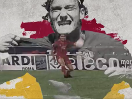 L'hommage de la Roma à Totti. Twitter/ASRomaEN