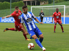El Dépor remontó ante su filial. Twitter/RCDeportivo