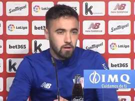 Unai López prefiere jugar con cuatro defensas. Captura/AthleticClub