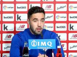 Unai López fala sobre liderança. Twitter/AthleticClub