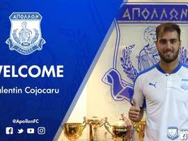 El rumano firmó por dos temporadas con el cuadro de Chipre. ApollonFC