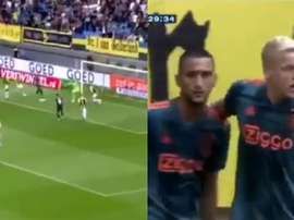 Direction le Real ? Van de Beek encore buteur avec l'Ajax. Capture/Fox