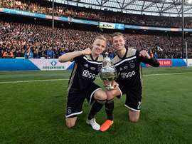 Van de Beek has confirmed Real Madrid are interested in him. Twitter/AFCAjax