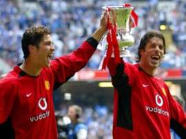 Van Nistelroy e Cristiano tiveram seus maus momentos. AFP