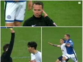 VAR madness between Tottenham and Rochdale. Twitter