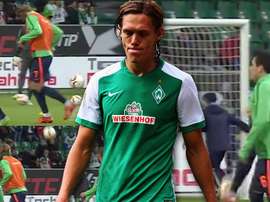 Vestergaard, jugador del Werder Bremen. Twitter.