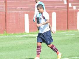 Victor Ayala scored a long-range goal against Banfield. LanusFC