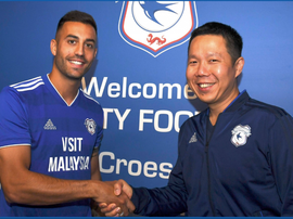 Camarasa has signed a season-long loan. Twitter/CardiffCityFC