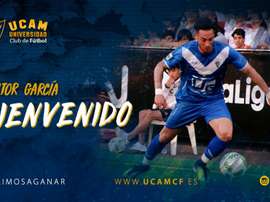 Víctor García, nuevo jugador del UCAM Murcia. UCAMMurcia