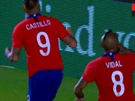 Vidal sacó su temperamento y mandó callar a los mexicanos. Captura/ESPN