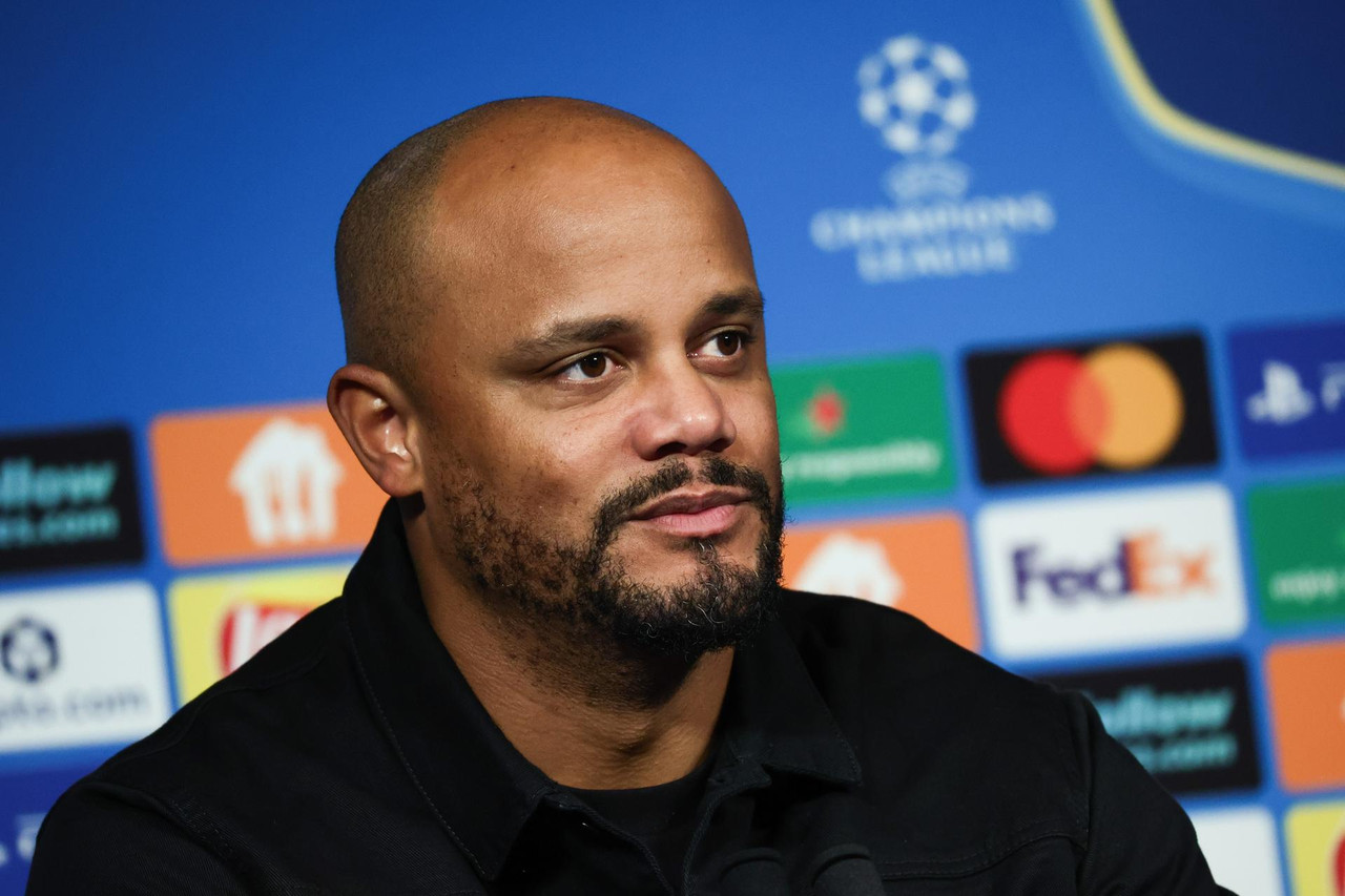 Kompany alerta: 'Se estivermos no nosso melhor, será difícil para o Sporting'