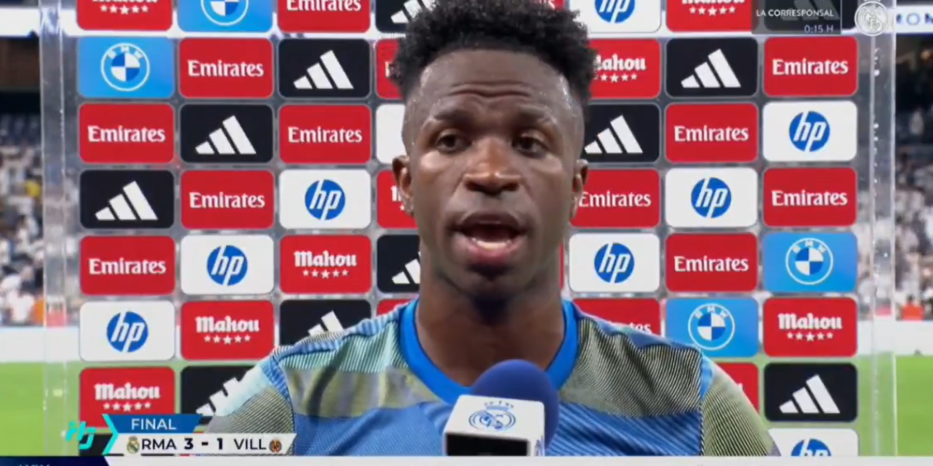 "J'espère qu'il n'y aura pas de blessures pendant la trêve internationale," déclare Vinícius