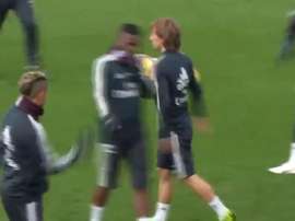 Modric mantuvo su gesto serio. ESPN