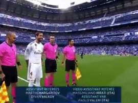 Vormer protagonizó la imagen más cómica. Captura/MovistarFútbol