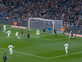 Wass own goal against Real Madrid. Captura/beIN