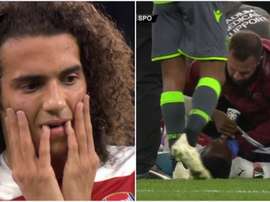 La blessure de Welbeck. Capture