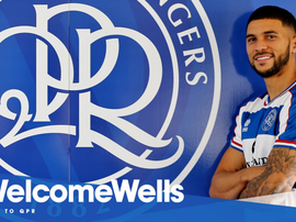 Wells failed to start a game for Burnley. Twitter/QPR