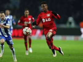 Wendell, durante un partido con el Bayer. Bayer04