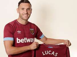 Perez is a new signing at West Ham. WHUFC