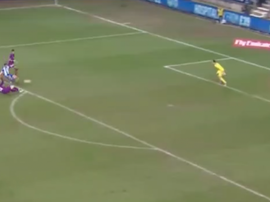 Will Grigg a marqué le seul but de la rencontre. Capture