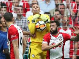Caballero dropped the ball at a crucial moment. GOAL