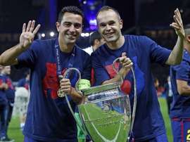 Iniesta n’exclut pas de s’asseoir sur le banc Blaugrana avec Xavi. XaviHernández