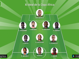 A seleção dos melhores da Copa da África. BeSoccer