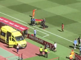 Xisco se encuentra en observación. Captura/LaLiga123TV