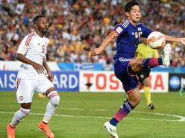 Muto represented Japan at the World Cup. AFP
