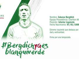 Bergdich ya es blanquiverde. CórdobaCF