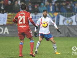 El Zaragoza empató en la recta final del partido. LaLiga