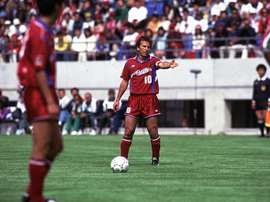 Zico diz adeus a Maradona. AFP